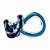 PECA DECORATIVA EM VIDRO DECORACAO DE MESA NO TRANSPARENTE E AZUL 17CM X 10,5CM - Imagem 1