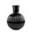 VASO DECORATIVO EM VIDRO PRETO - Imagem 1