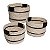 CONJ DE CESTOS DE PALHA NATURAL - 3 PCS - Imagem 1