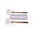 KIT DE COMIDA JAPONESA PARA 2 PESSOAS BAMBOO E CERAMICA BRANCO 7PCS - Imagem 1