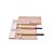 KIT DE COMIDA JAPONESA PARA 2 PESSOAS BAMBOO E CERAMICA NATURAL E BRANCO 8PCS - Imagem 1