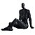 HOMEM DECORATIVO EM CERAMICA BRANCO - Imagem 1