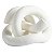 NO DECORATIVO EM CERAMICA BRANCA - Imagem 1