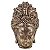 FIGURA DECORATIVA DE RESINA DOURADA - Imagem 1