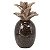 ABACAXI DECORATIVO DE RESINA DOURADO - Imagem 1