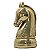 PECA DECORATIVA CAVALO DE RESINA DOURADO - Imagem 1