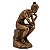 ESTATUETA DE MULHER DE RESINA BRONZE - Imagem 1