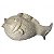 PEIXE DECORATIVO EM RESINA BEGE - Imagem 1