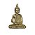 ESTATUETA DE RESINA DE BUDDHA SENTADO DOURADA - Imagem 1