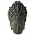 FIGURA DECORATIVA DE CERAMICA CINZA - Imagem 1