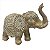 ELEFANTE DECORATIVO EM RESINA BEGE - Imagem 1