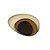 CJ DE BANDEJAS EM METAL BEGE E MARROM 3 PCS - Imagem 1