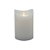 VELA DECORATIVA COM LED EM CERA COR BRANCA - Imagem 1