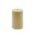 VELA DECORATIVA COM LED EM CERA COR BEGE - Imagem 1