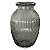 VASO DE VIDRO TRANSPARENTE FUME 13,5CM X 13,5CM X 21CM - Imagem 1