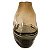 VASO DE VIDRO AMBAR COM DEGRADE EM PRETO 18CM X 18CM X 33CM - Imagem 1