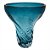 VASO DE VIDRO AZUL - Imagem 1