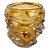 VASO DE VIDRO LARANJA ESTILO MURANO - Imagem 1