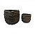 CONJ DE VASOS DE CERAMICA CINZA 2 PCS - Imagem 1
