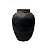VASO DE CERAMICA CHUMBO COM DETALHE EM CORDA - Imagem 1
