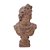 BUSTO DECORATIVO EM RESINA MARROM - Imagem 1
