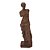 ESTATUETA MULHER EM RESINA MARROM - Imagem 1