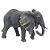 ELEFANTE DECORATIVO EM RESINA CINZA 27CM X 15,5CM X 17,5CM - Imagem 1