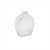 VASO DECORATIVO EM VIDRO TRANSPARENTE - Imagem 1
