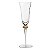 CONJ DE TACAS COM DETALHE EM STRASS E OURO - 6 PCS - Imagem 1