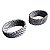 CONJUNTO DE PORTA GUARDANAPOS DE RATTAN BRANCO 4 PCS - Imagem 1
