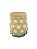 VASO DE VIDRO COM BOLAS CHAMPAGNE - Imagem 1