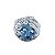 BOLA DECORATIVA DE VIDRO AZUL - Imagem 1