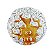 BOLA DECORATIVA DE VIDRO LARANJA - Imagem 1