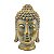 ESTATUETA DE CABECA DE BUDDHA DOURADA - Imagem 1