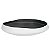 CENTRO DE MESA DE CERAMICA BRANCO E PRETO - Imagem 1