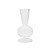 VASO DE VIDRO TRANSPARENTE - Imagem 1