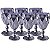 CJ DE 6 TACAS PARA VINHO - PRATA - 17 CM - Imagem 1