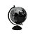 GLOBO DECORATIVO METAL E MADEIRA PRETO - Imagem 1