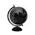 GLOBO DECORATIVO METAL E MADEIRA PRETO - Imagem 1