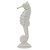 CAVALO MARINHO DECORATIVO EM RESINA BRANCO 12CM X 10,5CM X 32CM - Imagem 1
