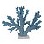 CORAL DECORATIVO EM RESINA AZUL 31,5CM X 9CM X 25,3CM - Imagem 1
