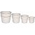 CJ DE CACHEPOTS DE CERAMICA - 4 PCS - Imagem 1