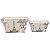 CJ DE CACHEPOTS DE CERAMICA - 2 PCS - Imagem 1