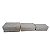 CONJ DE CESTAS DE PALHA BRANCO - 3 PCS - Imagem 1