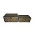 CONJ DE CESTAS DE PALHA PRETO - 2 PCS - Imagem 1