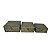 CONJ DE CESTAS DE PALHA PRETO - 3 PCS - Imagem 1