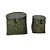 CJ DE CESTAS EM FIBRA VEGETAL VERDE 2PCS - Imagem 1