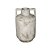 VASO DECORATIVO EM CERAMICA BRANCO RUSTICO - Imagem 1
