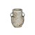 VASO DECORATIVO EM CERAMICA BRANCO RUSTICO - Imagem 1