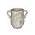 VASO DECORATIVO EM CERAMICA BRANCO RUSTICO - Imagem 1